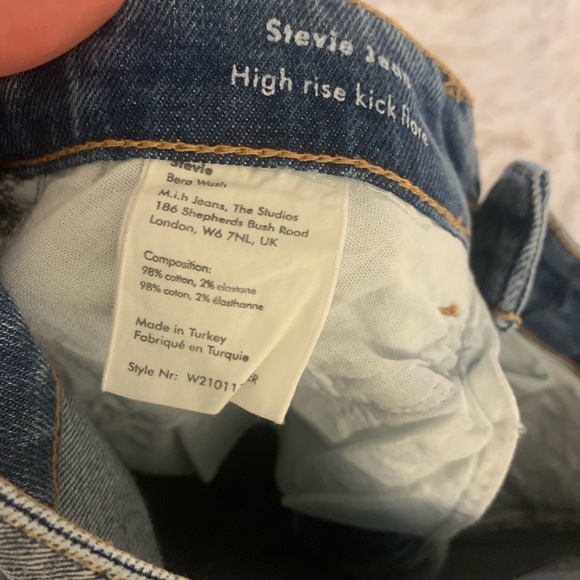 M.i.H Jeans Stevie Flare in Berg Wash 25 NWT - Picture 6 of 8